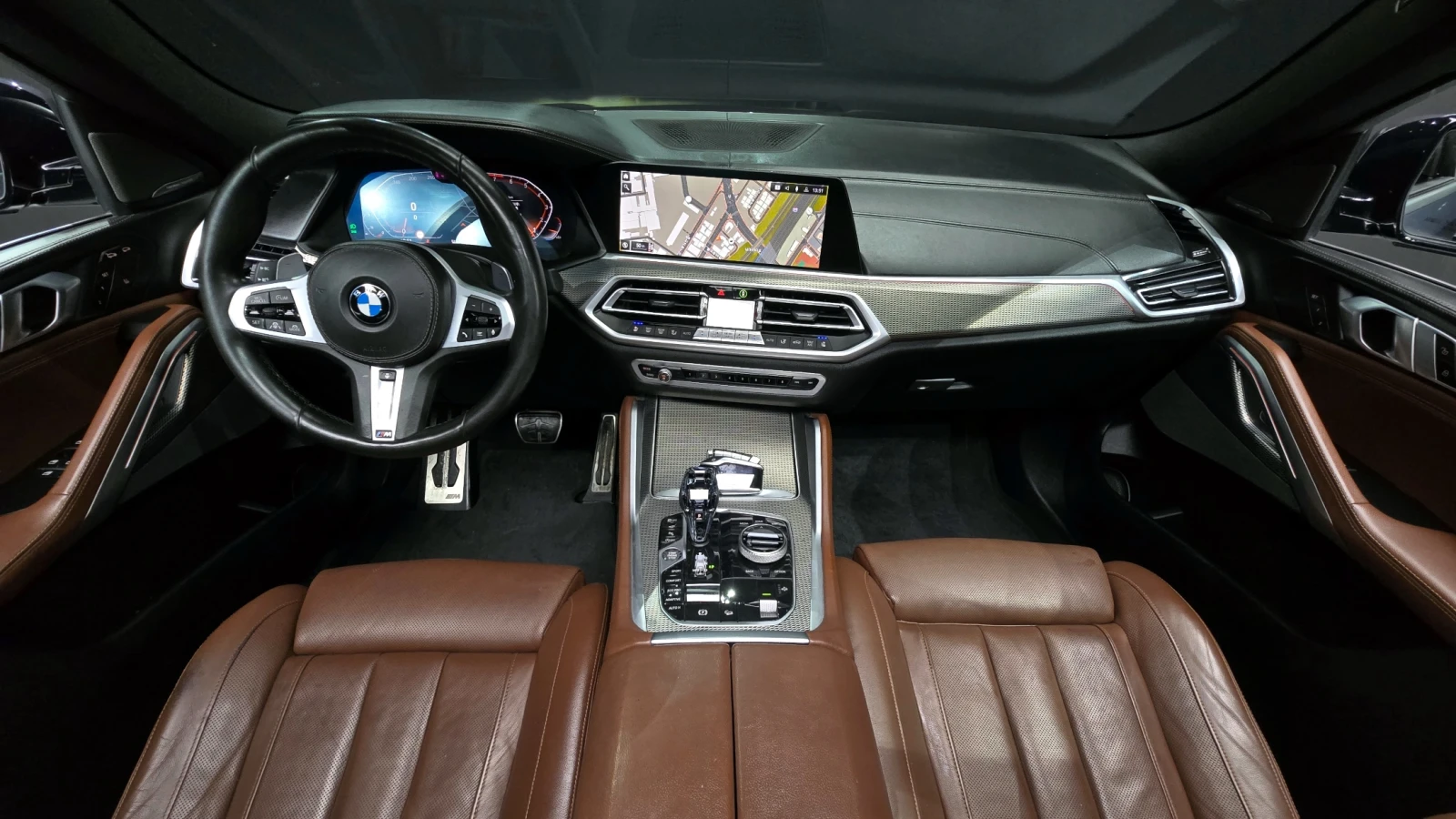 BMW X6 M-PK* LASER* B58* HARMAN* ОБДУХ* КРАЙНА ЦЕНА, снимка 6 - Автомобили и джипове - 54526519