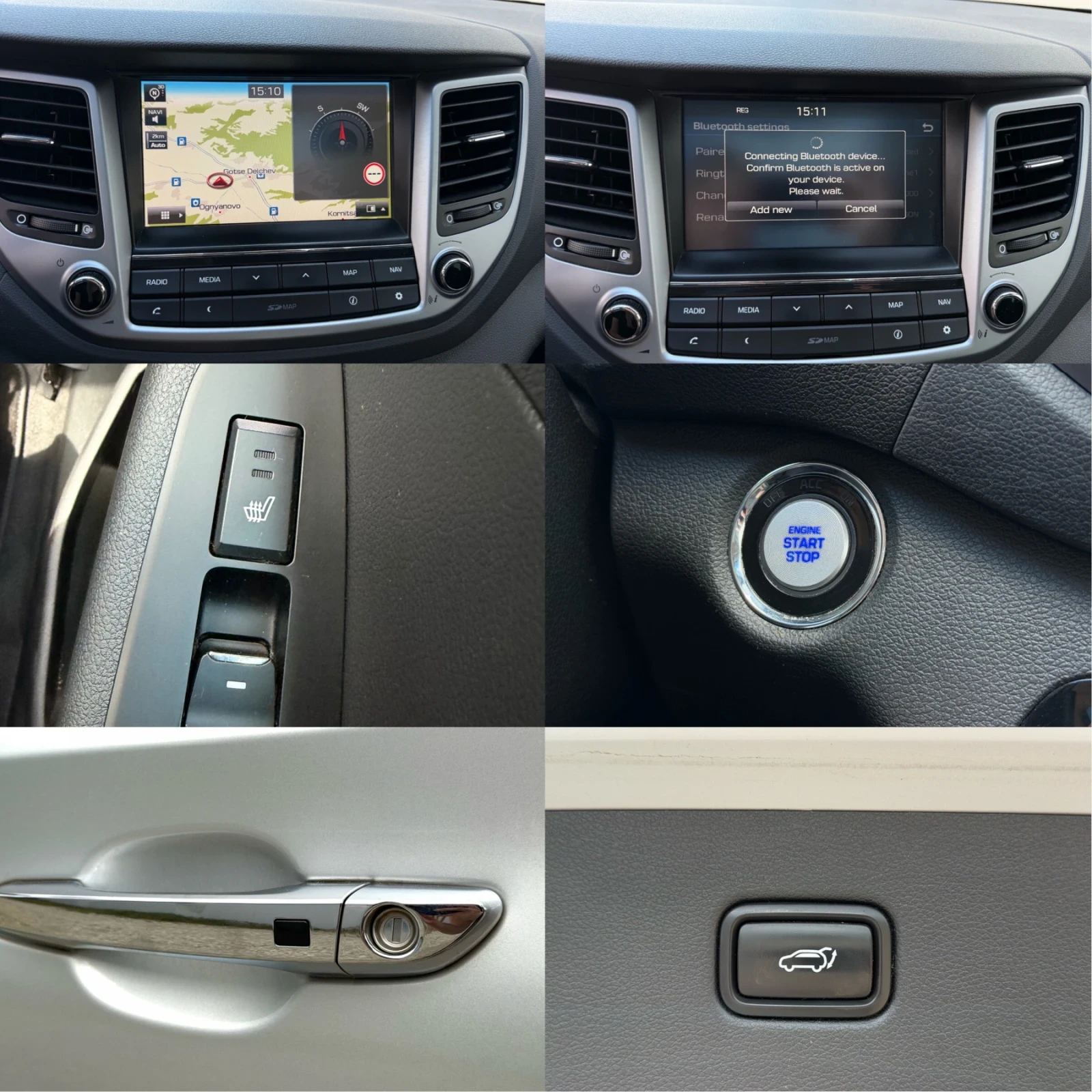 Hyundai Tucson 2.0 CRDi 185кс 4х4 Premium/ Всички екстри/ История, снимка 16 - Автомобили и джипове - 54654790