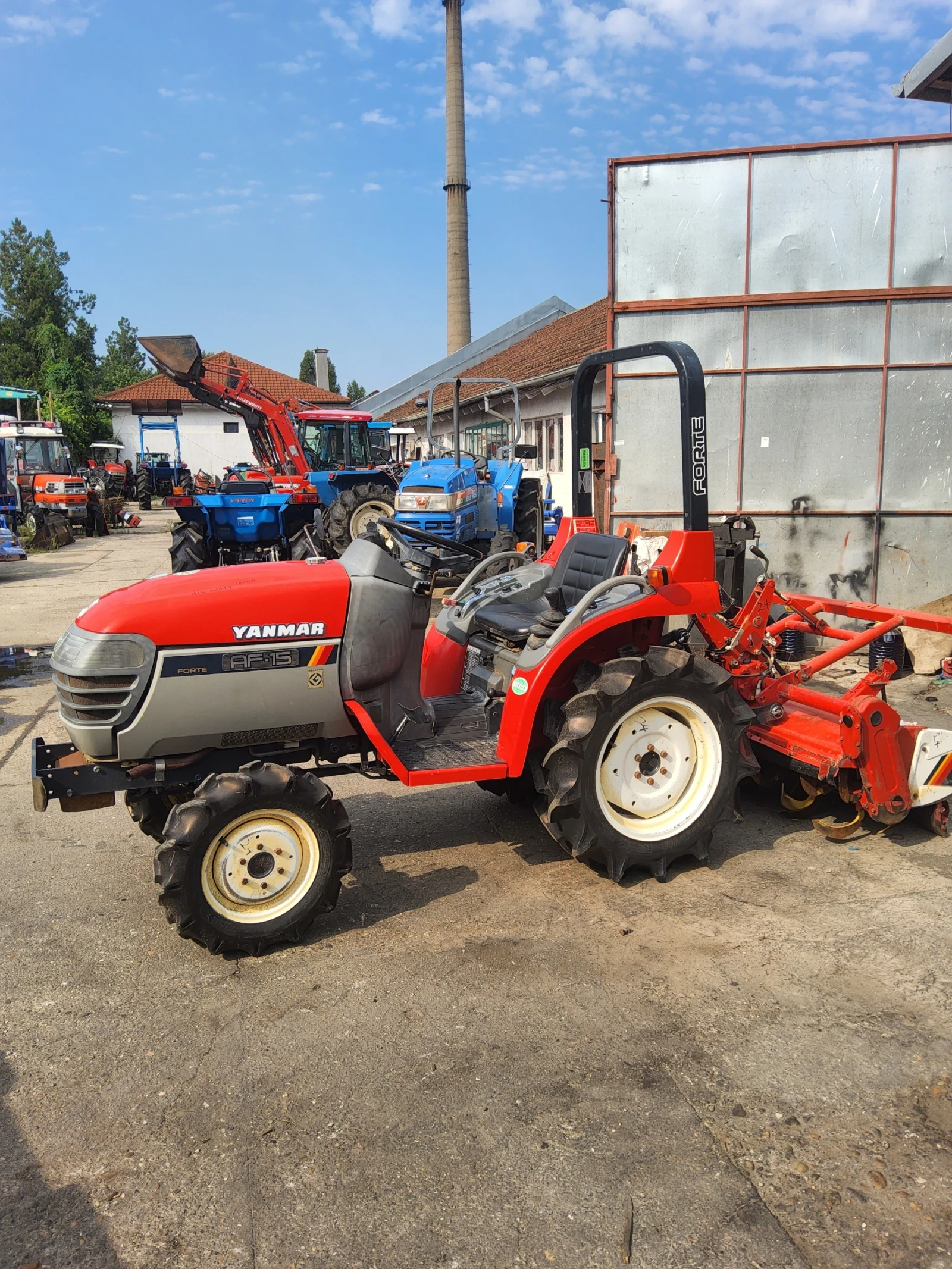 Трактор Yanmar AF 15, снимка 4 - Селскостопанска техника - 55927539