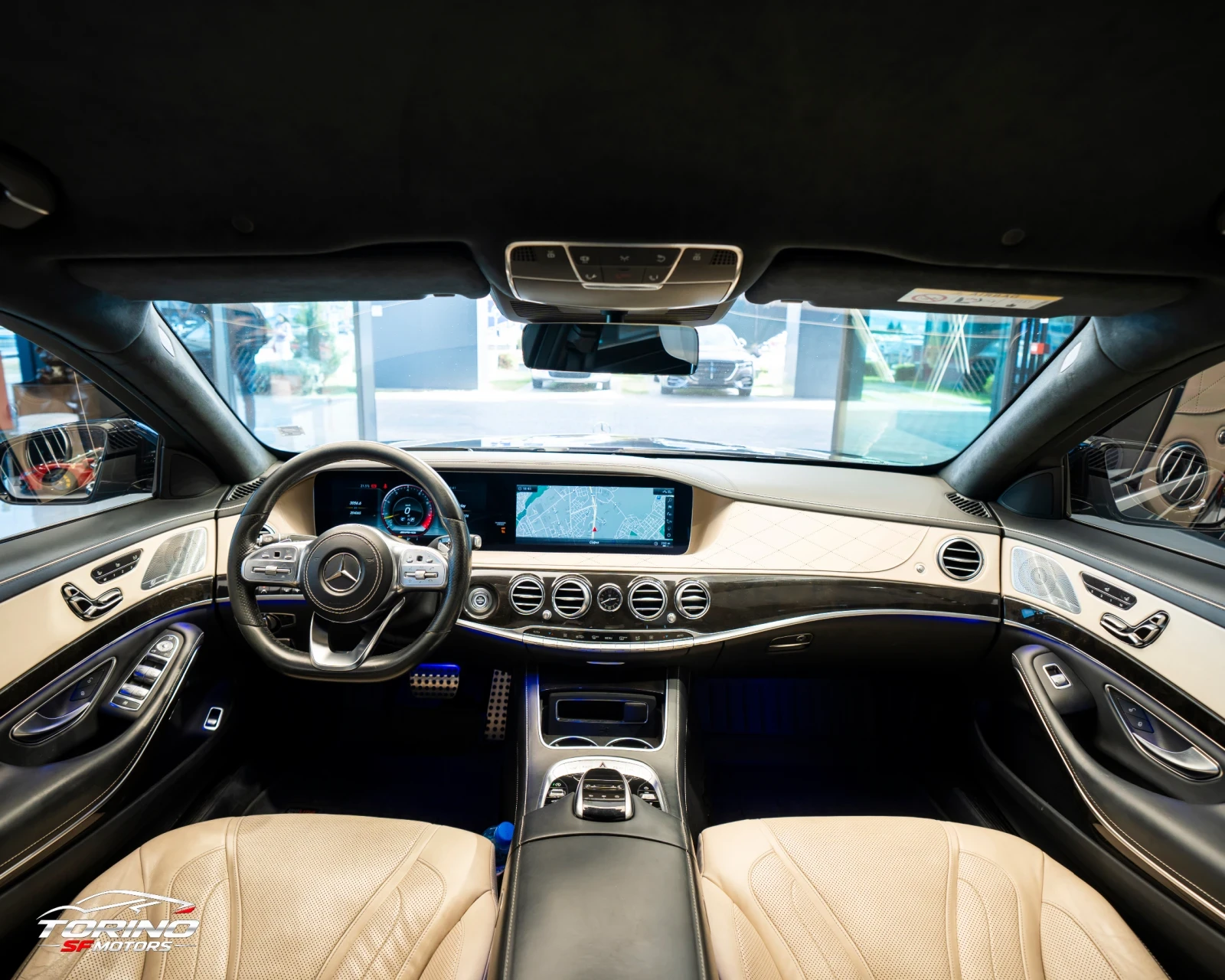 Mercedes-Benz S 560 AMG* PRESIDENT LONG* 4MATIC* BURMESTER* SOFTCLOSE*, снимка 13 - Автомобили и джипове - 56339629