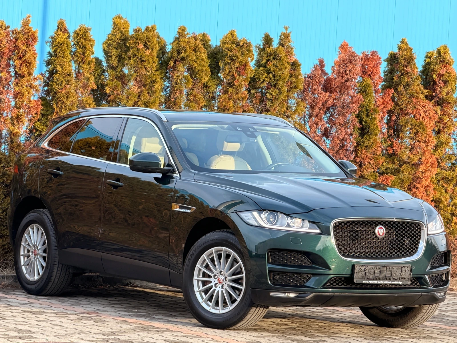 Jaguar F-PACE 2.0d-180КС-ПАНОРАМА-КОЖА-РЕКАРО-LED-КАТО НОВА!!! - изображение 6