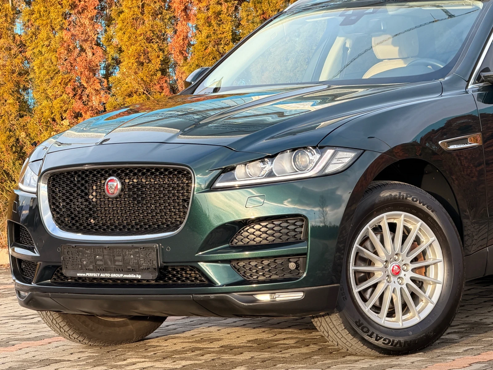 Jaguar F-PACE 2.0d-180КС-ПАНОРАМА-КОЖА-РЕКАРО-LED-КАТО НОВА!!! - изображение 2