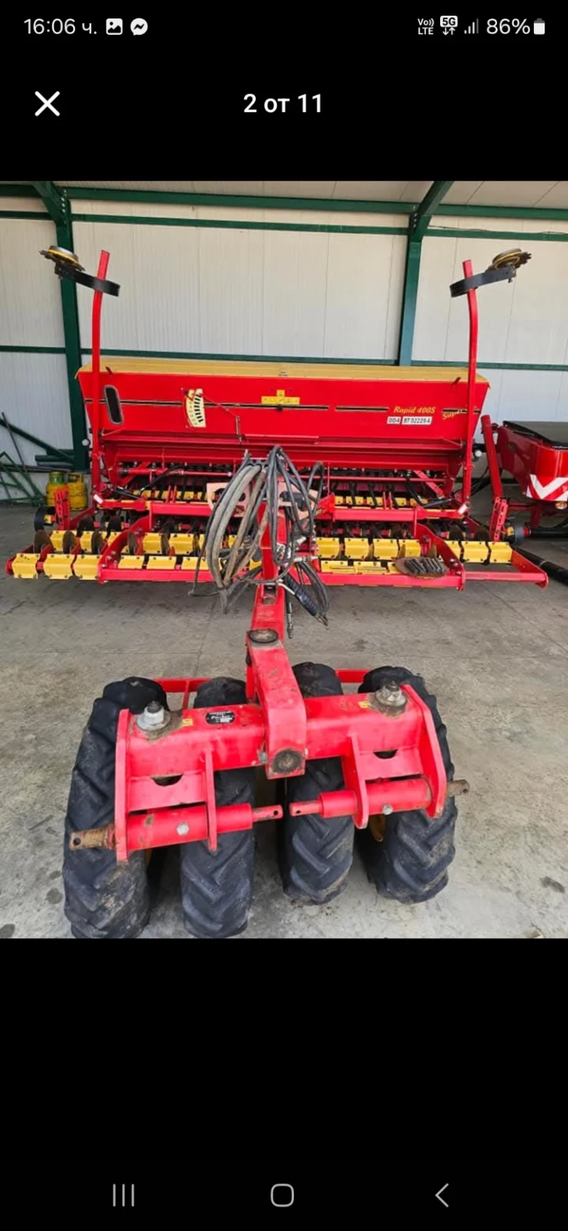 Сеялка Vaderstad Rapid RD400S, снимка 8 - Селскостопанска техника - 48506558