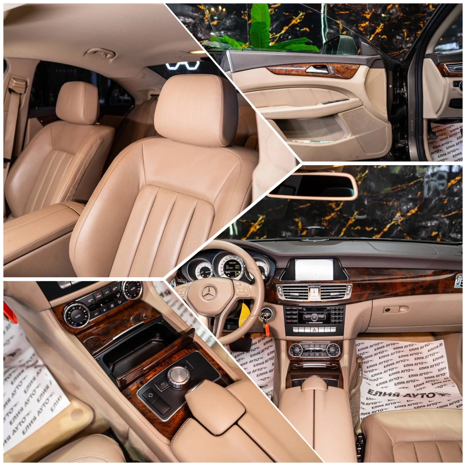Mercedes-Benz CLS 350 D AMG LINE LED NAVI НАПЪЛНО ОБСЛУЖЕН ЛИЗИНГ 100%, снимка 16 - Автомобили и джипове - 55062982