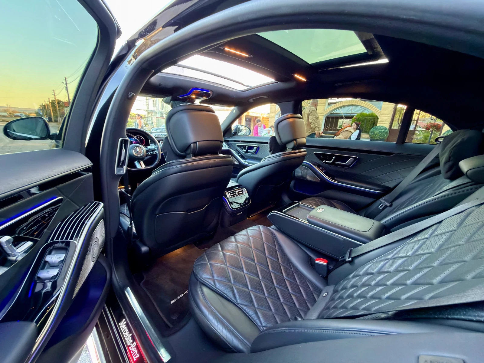 Mercedes-Benz S 350 LONG AMG BURM PANO БАРТЕР/ ЛИЗИНГ , снимка 15 - Автомобили и джипове - 55897202
