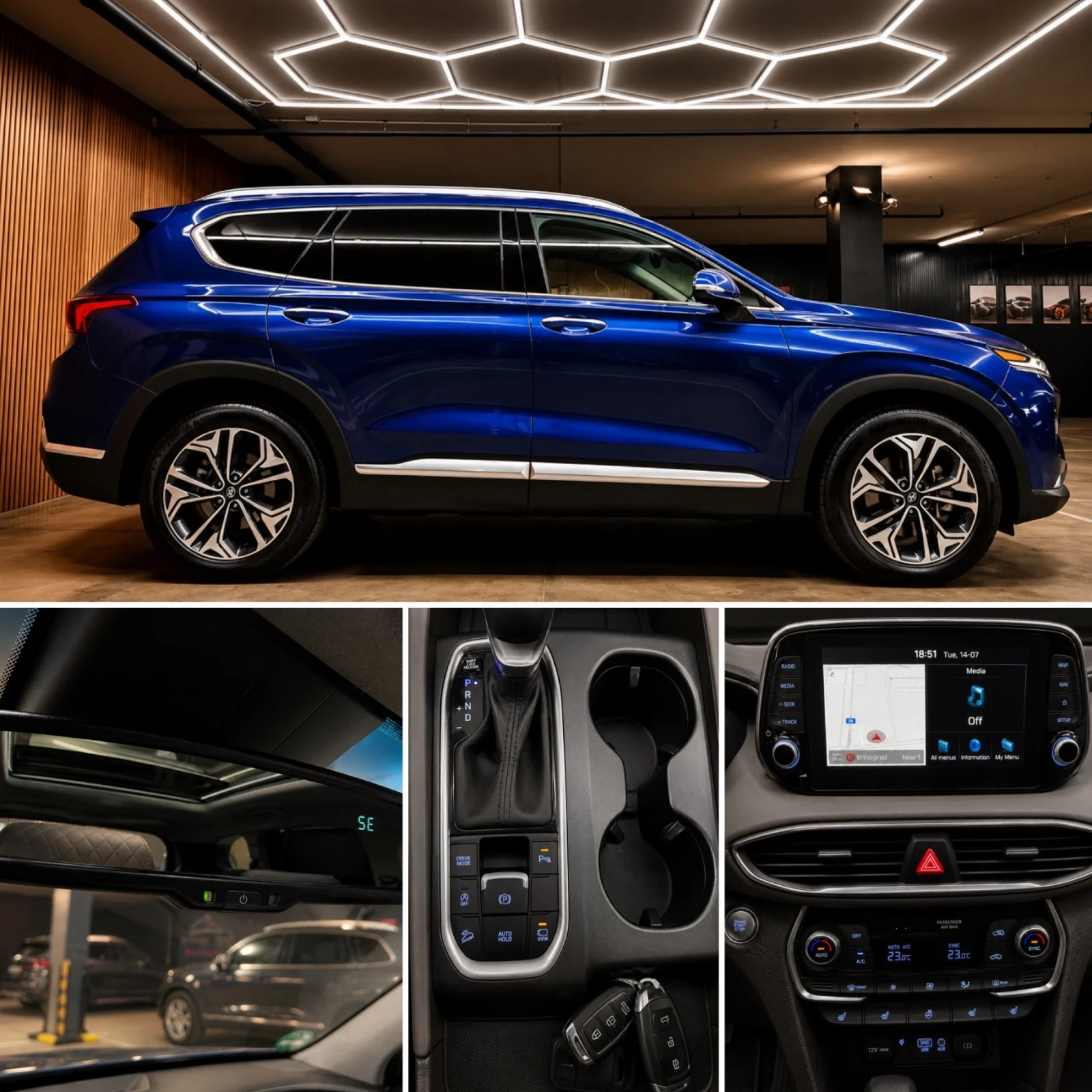 Hyundai Santa fe  2.2 CRDi Premium 4WD ::360::DISTRONIK::130 ��:: | Mobile.bg � ����������� 11