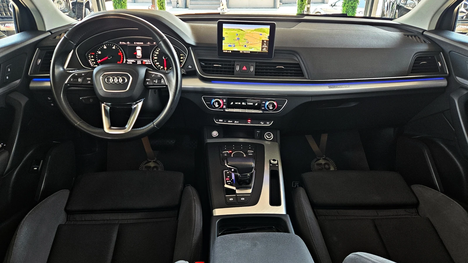 Audi Q5 40TDI/S-LINE/GERMANY/FULL LED/AMBIENT/CAR PLAY/LIZ, снимка 9 - Автомобили и джипове - 55626061
