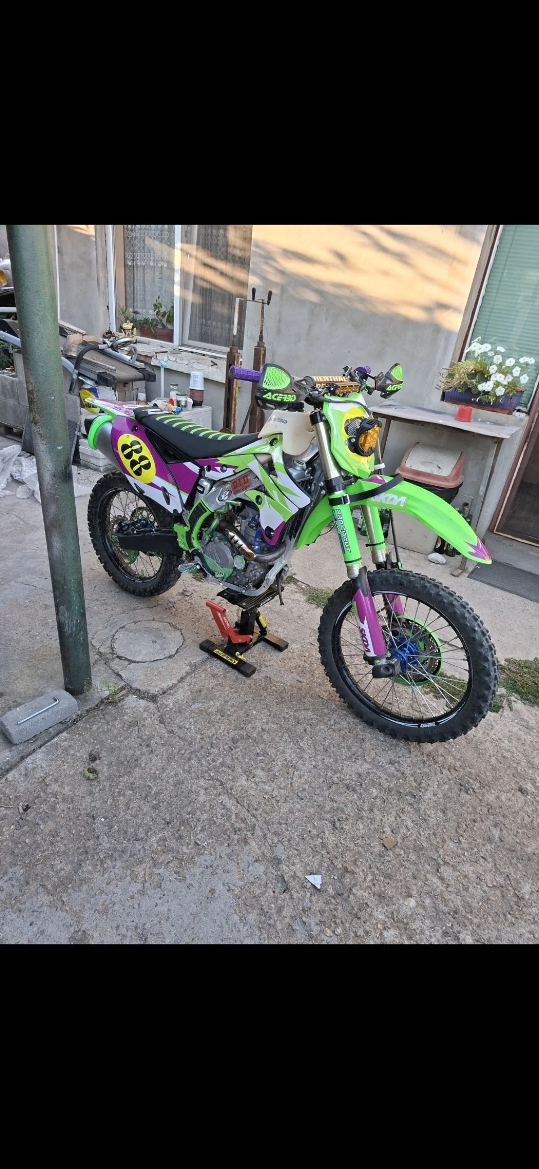 Kawasaki Kx 450f 3 режима , лънч , ремап