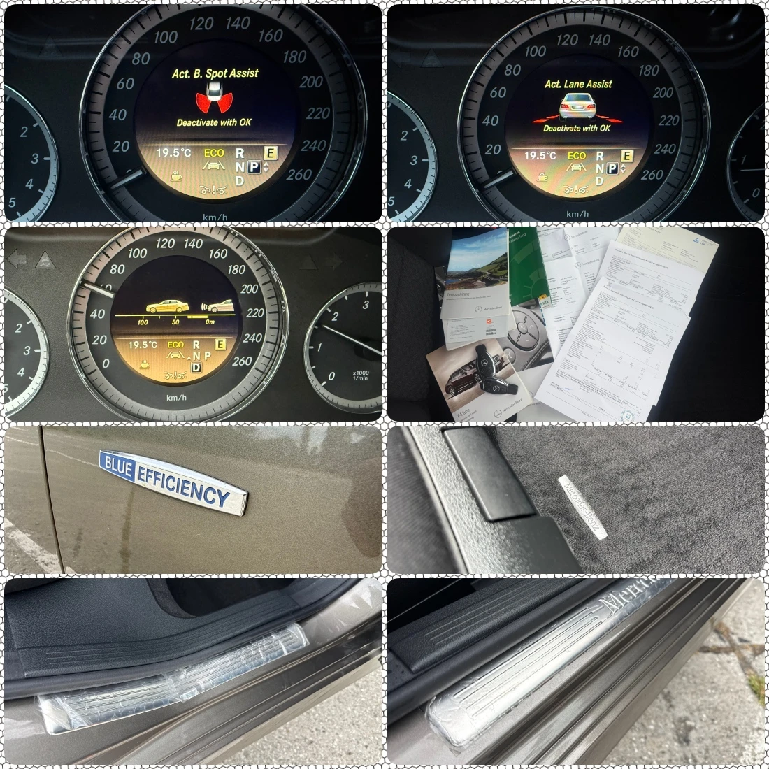 Mercedes-Benz E 250 FuLL-History-Mercedes/Distronic/Lane-Assist/SpotAs, снимка 14 - Автомобили и джипове - 54752686