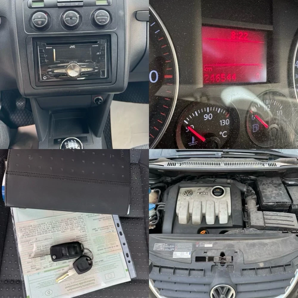 VW Touran 1.9 tdi 105, снимка 10 - Автомобили и джипове - 55151389