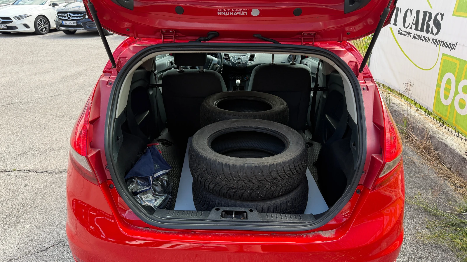 Ford Fiesta VAN 1.4 TDCI от БГ с ДДС, снимка 10 - Автомобили и джипове - 55259849