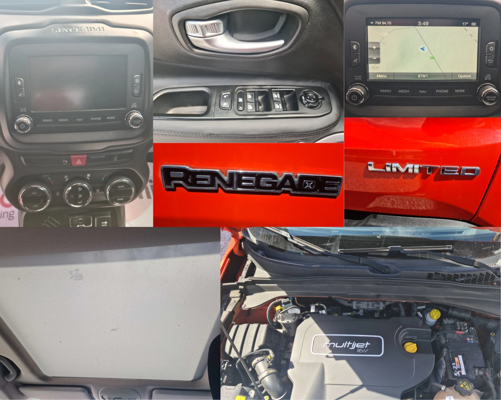 Jeep Renegade  Renegade 1.6M-jet Limited  Panoram*  - изображение 4