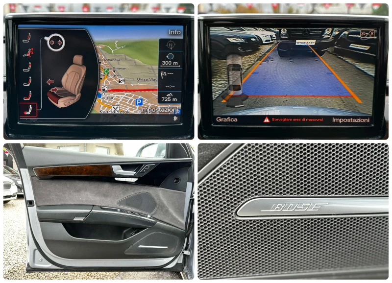 Audi A8 3.0TDI 258HP MATRIX DISTRONIC ШИБЕДАХ BOSE EURO6B, снимка 15 - Автомобили и джипове - 52202582