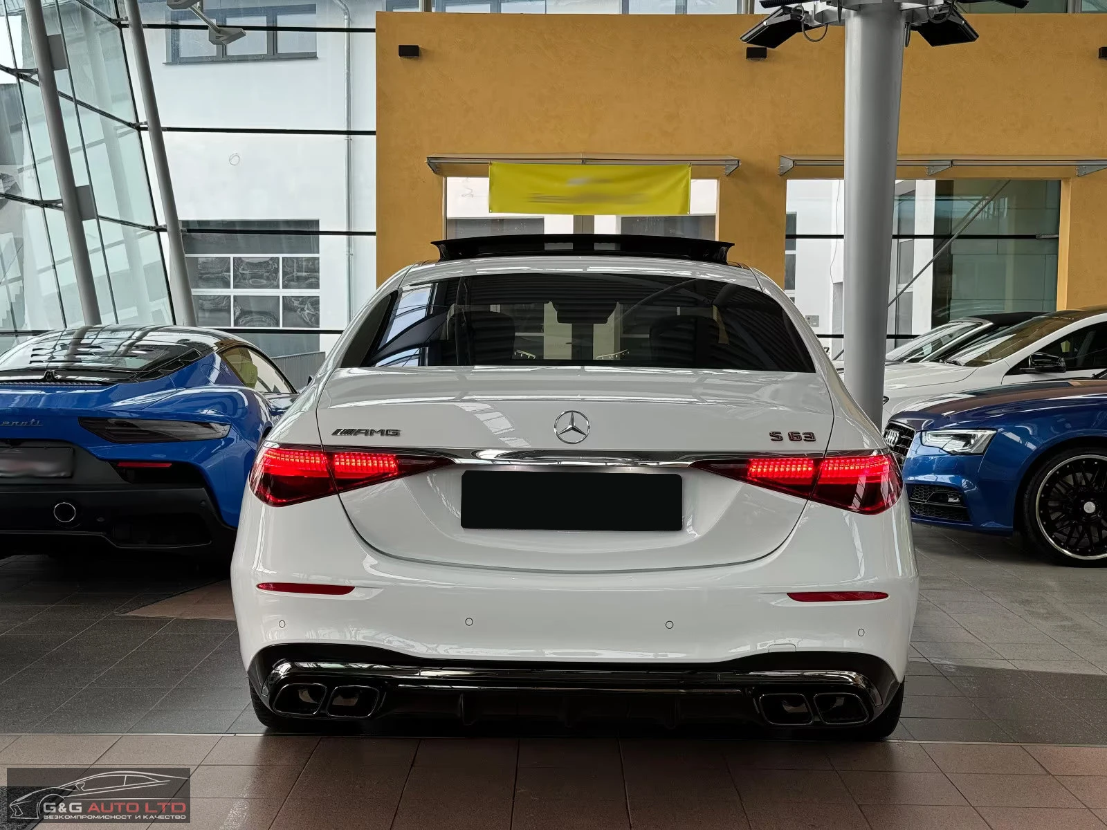 Mercedes-Benz S 63 AMG НОВ!/E-PERF./802HP/PANO/S.CLOSE/BURM/MEMO/305g - изображение 7