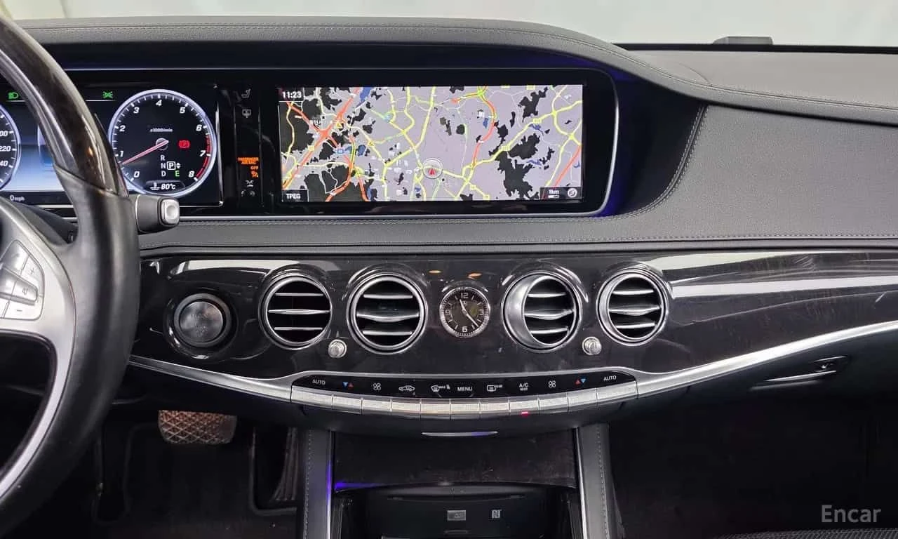 Mercedes-Benz S 500 LONG /ОБДУХВАНЕ/ПАНОРАМА/ДИСТРОНИК/360, снимка 14 - Автомобили и джипове - 55684009
