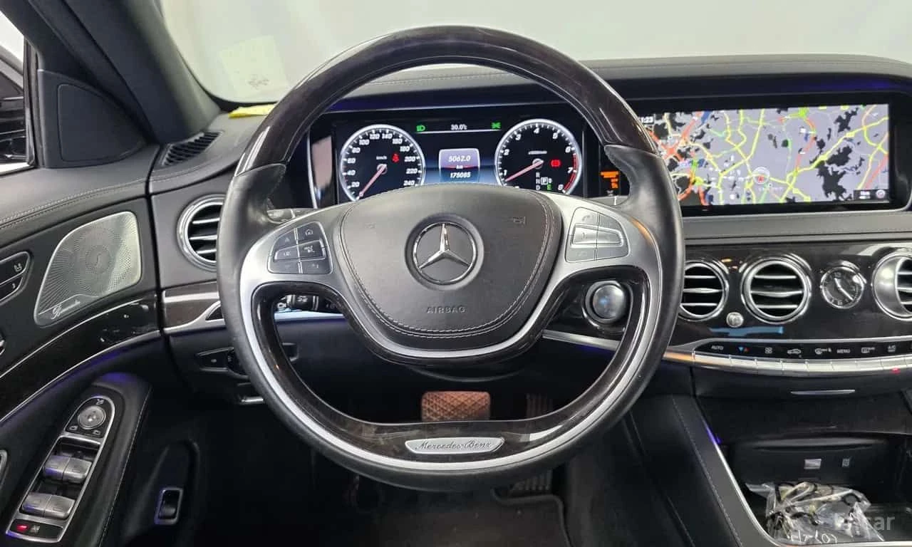 Mercedes-Benz S 500 LONG /ОБДУХВАНЕ/ПАНОРАМА/ДИСТРОНИК/360, снимка 13 - Автомобили и джипове - 55684009