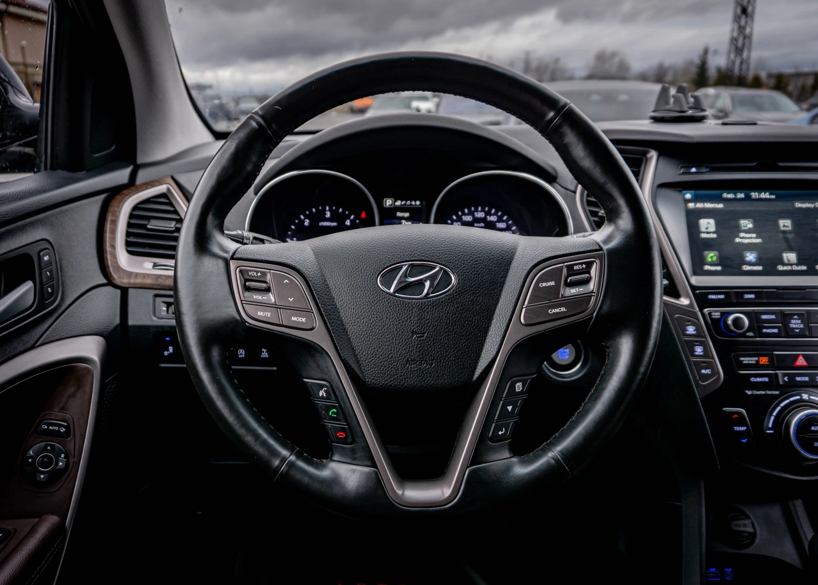 Hyundai Santa fe GrandSantaFe-2.2CRDi-4WD-РЕАЛНИ КМ.ГАРАНЦИЯ!, снимка 11 - Автомобили и джипове - 53619269