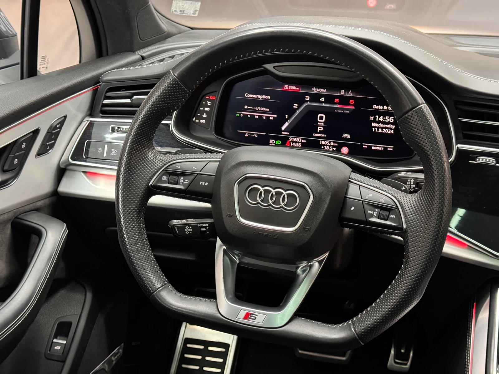 Audi SQ7 TDI* PANO* 7MЕСТЕН* LASER* HEADUP* SOFTCLOSE* BOSE - изображение 9