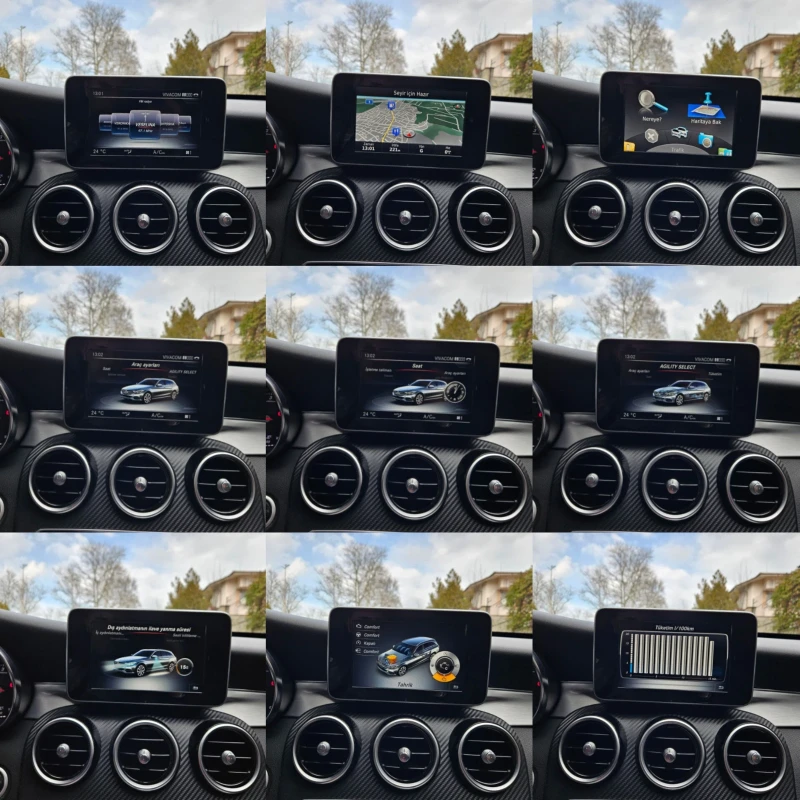 Mercedes-Benz C 180 d /AMG LINE/7G-TRONIC PLUS/DISTRONIC/CARBON/F1, снимка 15 - Автомобили и джипове - 53454910