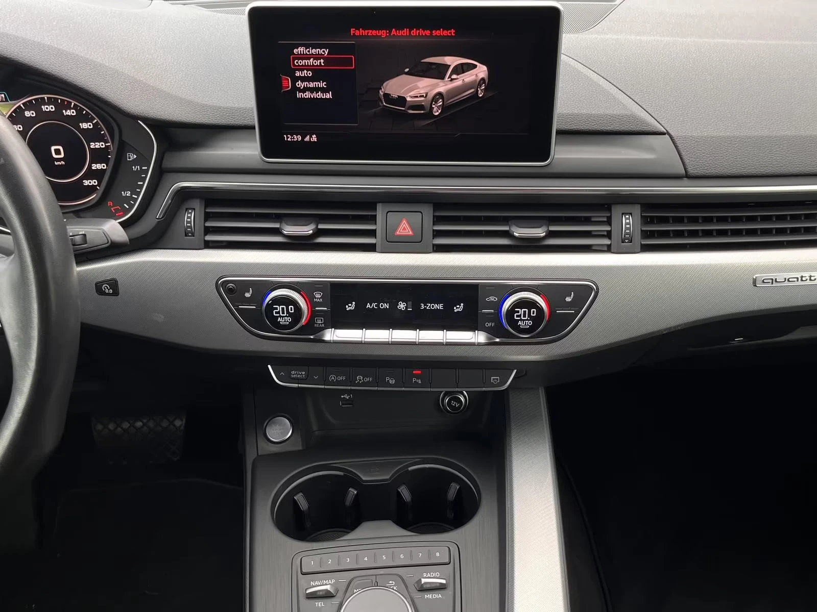 Audi A5 SPORTBACK/286HP/S-LINE/CAM/QUATTRO/HUD/ACC/147z, снимка 14 - Автомобили и джипове - 53811516