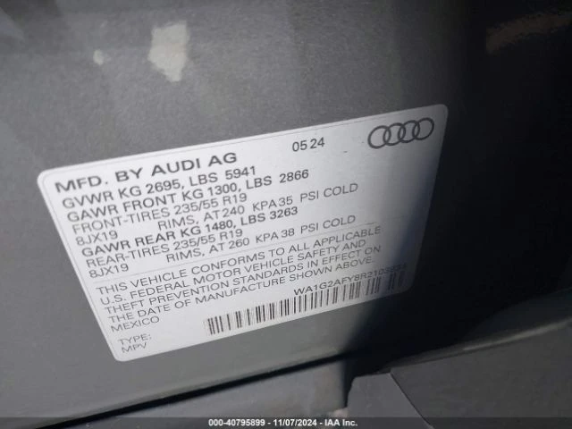 Audi Q5 S LINE HYBRID, снимка 11 - Автомобили и джипове - 49139518