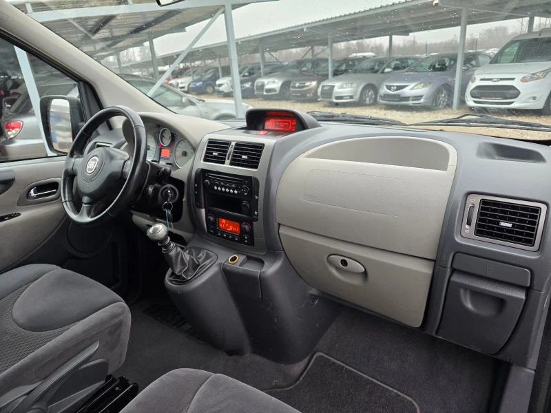 Fiat Scudo 2, 0 JTD 163кс. !! КЛИМАТРОНИК  !! 8 МЕСТА !! LONG, снимка 9 - Бусове и автобуси - 53481431