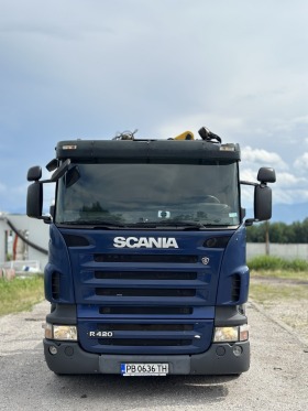 Scania R 420 мултилифтс кран  за скрап, снимка 2