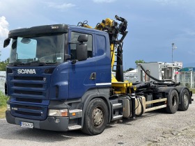 Scania R 420 мултилифтс кран  за скрап, снимка 1