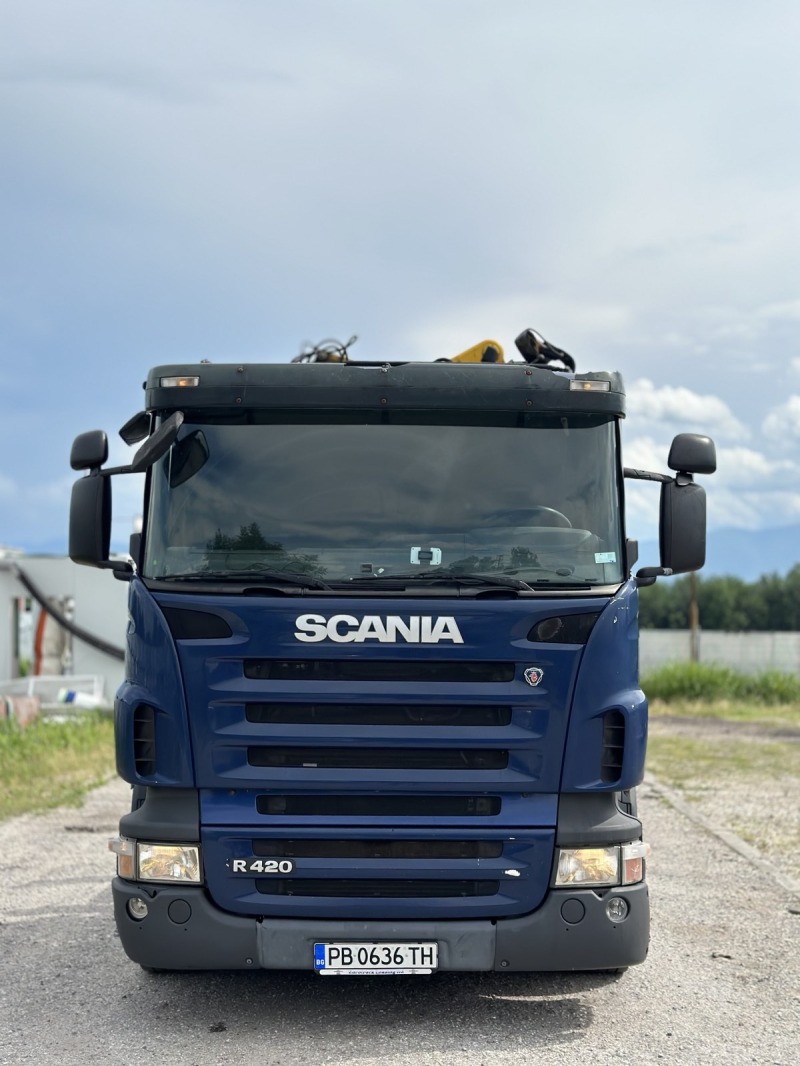 Scania R 420 мултилифтс кран  за скрап, снимка 2 - Камиони - 46428373