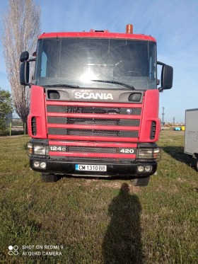 Бетон помпа Scania R124 CB 8x4 HZ 420 , снимка 1 - Индустриална техника - 44634045