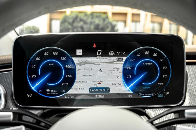 Mercedes-Benz EQS 450+ / AMG PKG / BURMESTER / АВТО КРЕДИТ          , снимка 10 - Автомобили и джипове - 52412227