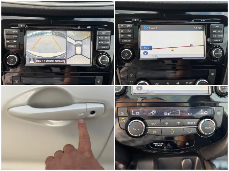 Nissan Qashqai 1.5Dci= Keyless Go= 360* Камера= Панорама= Нави= , снимка 17 - Автомобили и джипове - 51941663