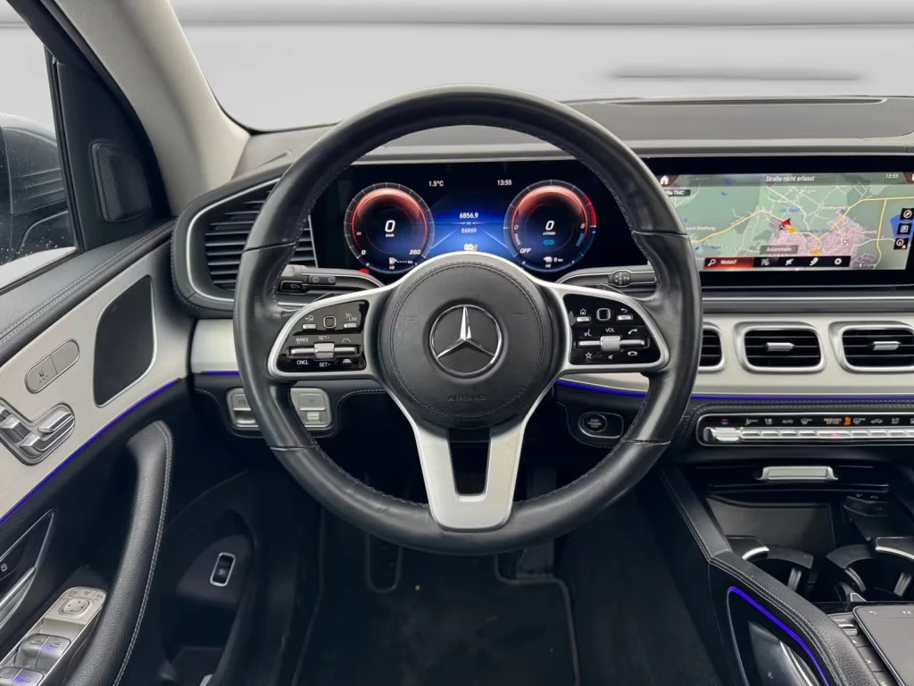 Mercedes-Benz GLE 350 de/4MATIC/333HP/EXCLUSIVE/360/PANO/DISTR/LED/349q, снимка 9 - Автомобили и джипове - 54699444