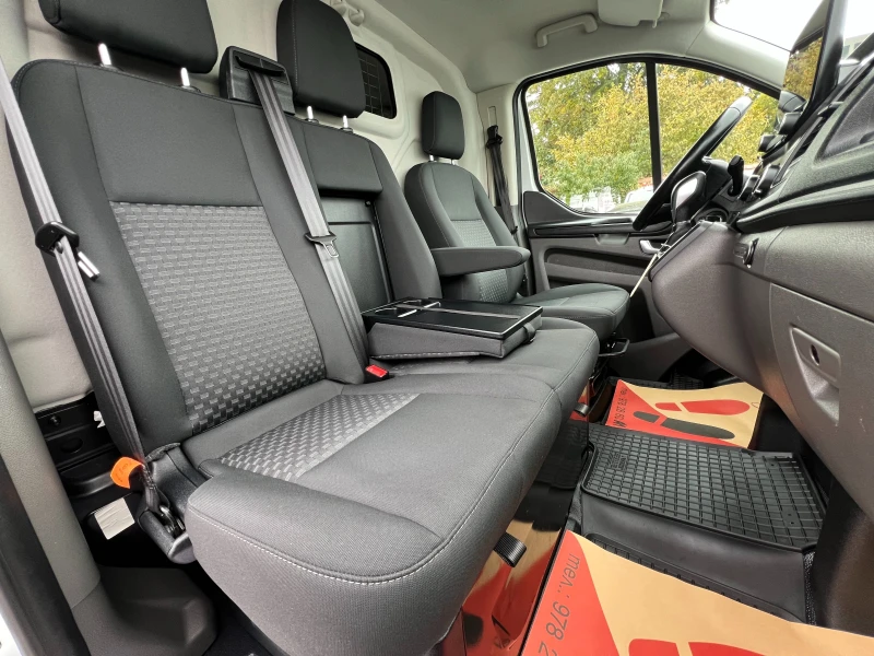 Ford Transit Custom 2.0TDCi ДЪЛГА БАЗА/ДВЕ СТРAНИЧНИ ВРАТИ/НАВИ/LED/, снимка 14 - Бусове и автобуси - 52083352