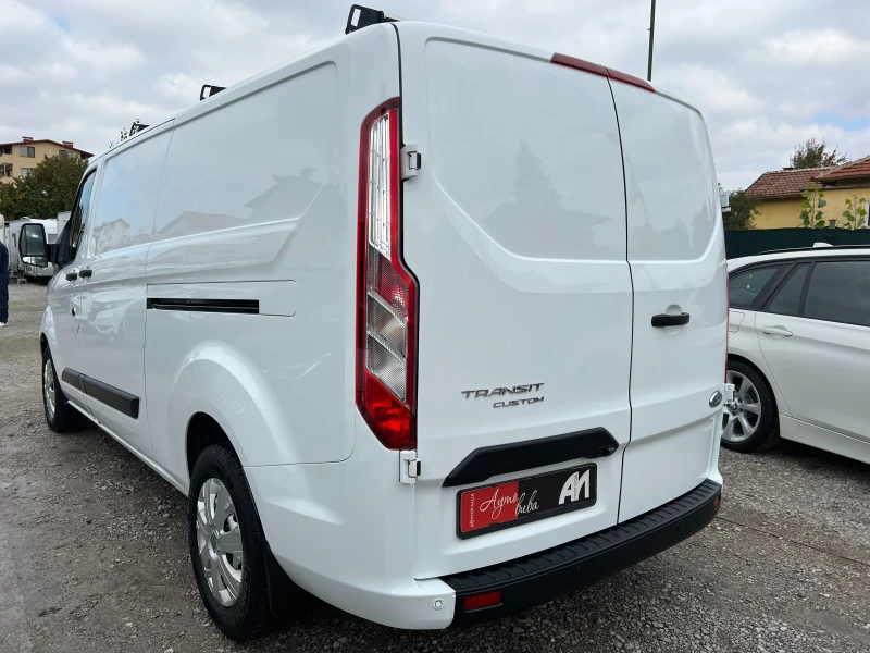 Ford Transit Custom 2.0TDCi ДЪЛГА БАЗА/ДВЕ СТРAНИЧНИ ВРАТИ/НАВИ/LED/, снимка 3 - Бусове и автобуси - 52083352