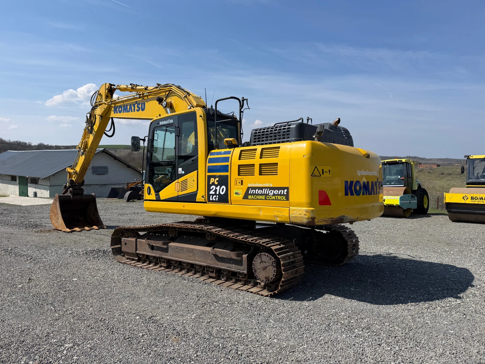 Багер Komatsu PC 210 LCi-11 + GPS ЛИЗИНГ, снимка 5 - Индустриална техника - 53732765