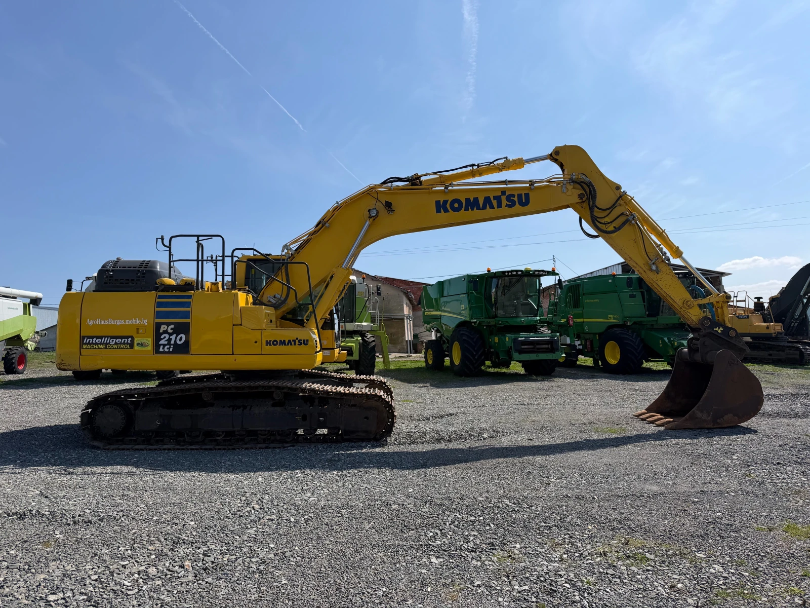 Багер Komatsu PC 210 LCi-11 + GPS ЛИЗИНГ, снимка 8 - Индустриална техника - 53732765