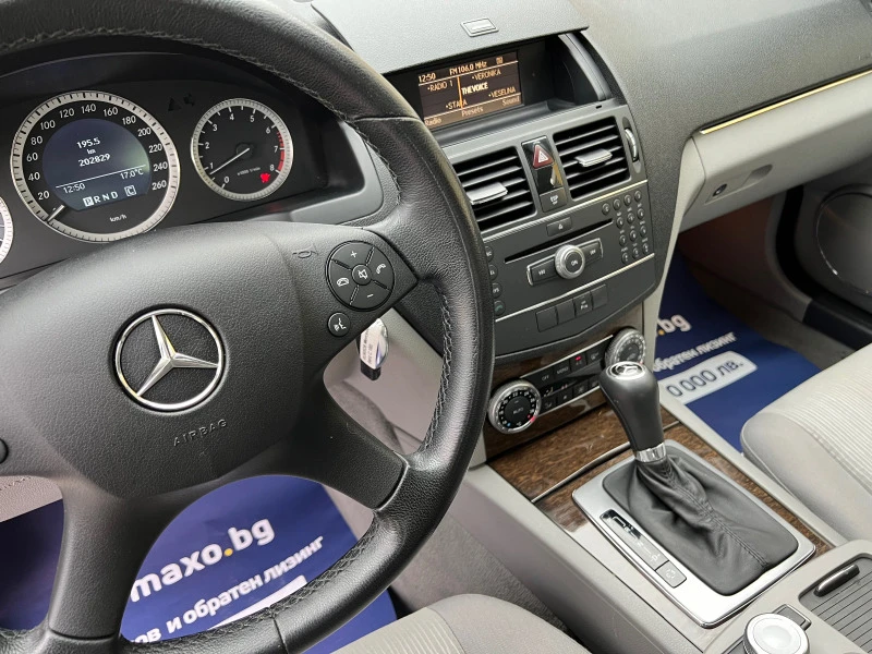 Mercedes-Benz C 180 ГАЗОВ ИНЖ* AUTOMATIC* EURO 5, снимка 10 - Автомобили и джипове - 42933487