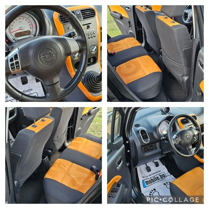 Opel Agila 1, 2i-85кс* ГАЗОВ ИНЖЕКЦИОН* 2009г* 4 ВРАТИ* КЛИМА, снимка 16 - Автомобили и джипове - 44512643