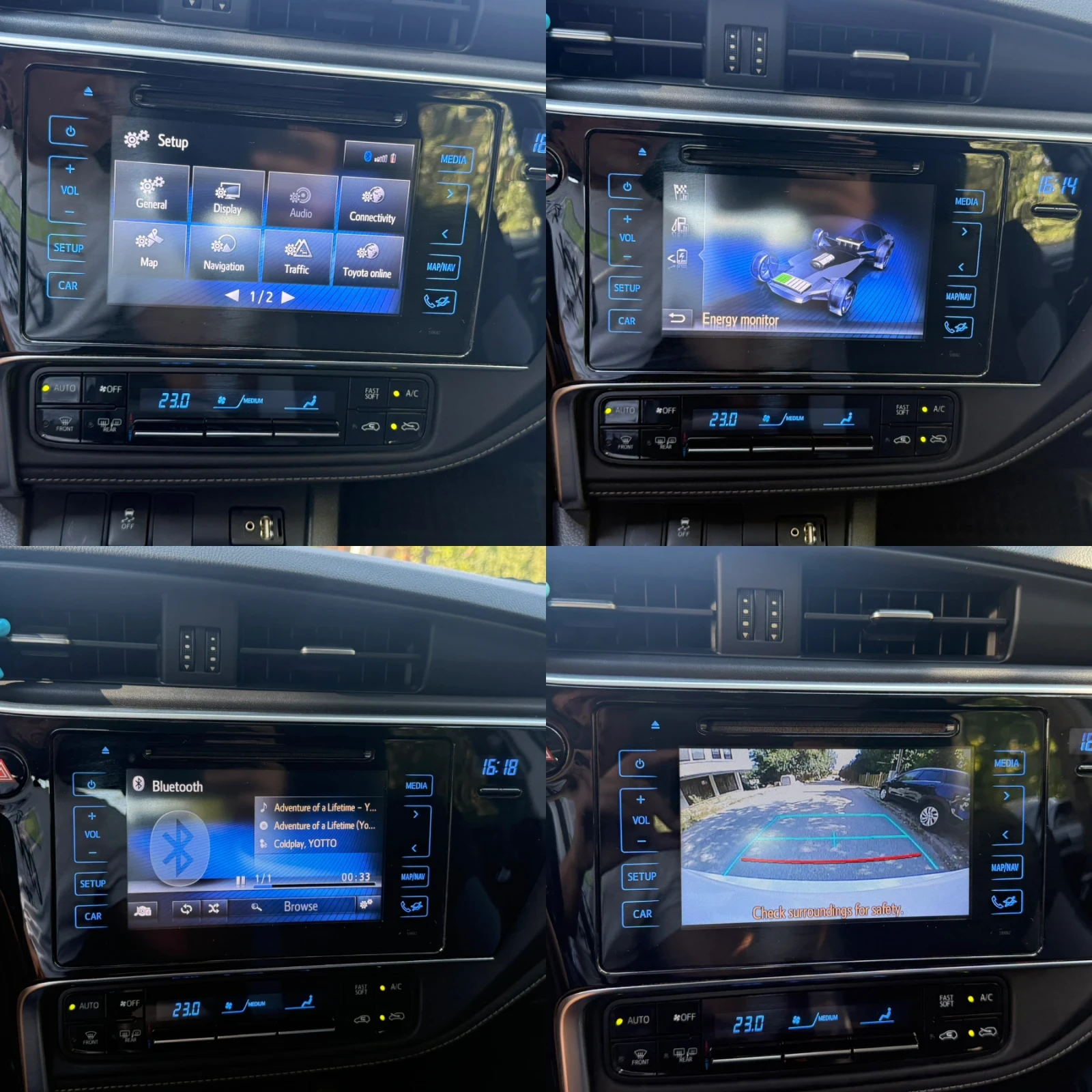 Toyota Auris 1.8HYBRID* 100кс* FACELIFT* Камера* Нави* , снимка 15 - Автомобили и джипове - 55781819