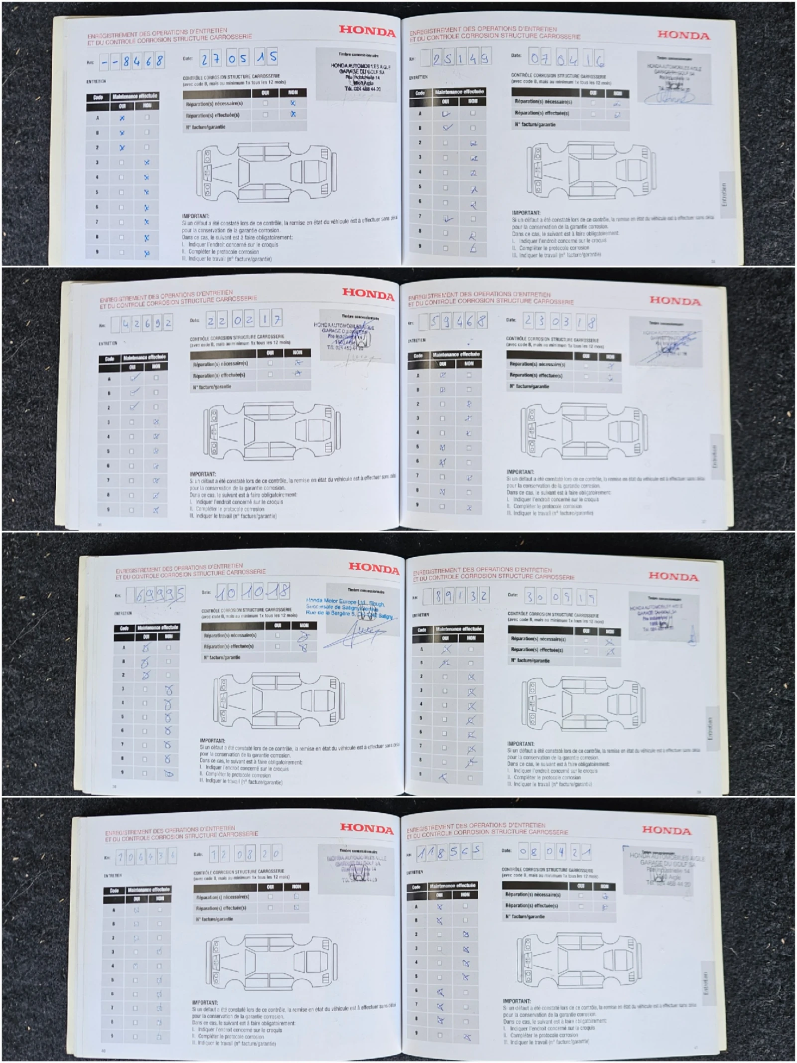 Honda Cr-v 2.0i-VTEC 4x4 TUV 2027г. Пълна история в ХОНДА, снимка 16 - Автомобили и джипове - 53995492