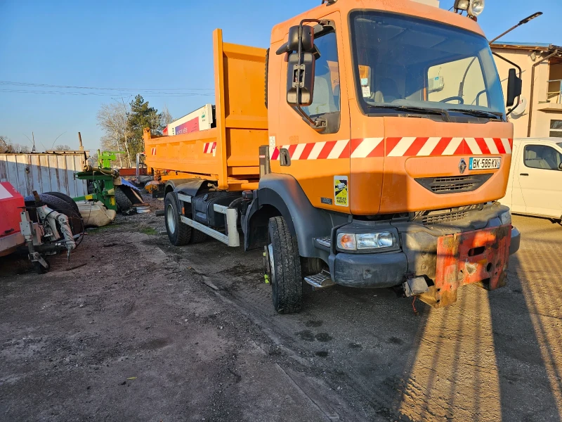 Renault Midlum 4х4 снегорин самосвал , снимка 5 - Камиони - 48758520