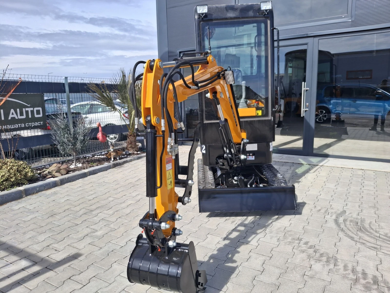 Багер ABG HT12* 1200кг.Щупеща стрела. Хидр.Щипка