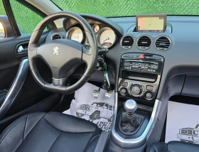 Peugeot 308 2.0HDI* 140кс* КАБРИО* КАЖА* НАВИ* , снимка 16