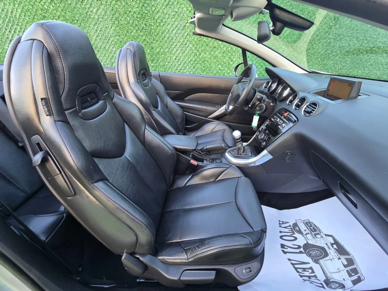 Peugeot 308 2.0HDI* 140кс* КАБРИО* КАЖА* НАВИ* , снимка 11 - Автомобили и джипове - 50775098