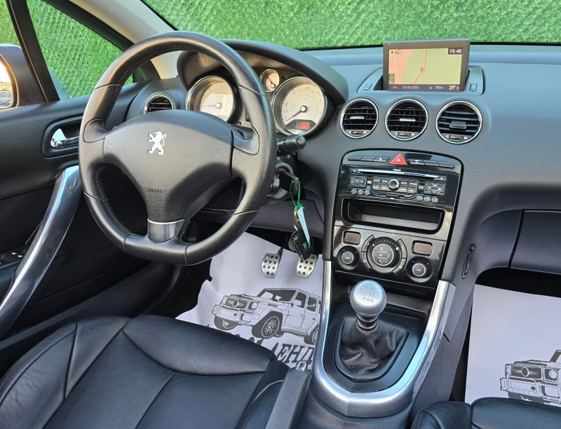 Peugeot 308 2.0HDI* 140кс* КАБРИО* КАЖА* НАВИ* , снимка 16 - Автомобили и джипове - 50775098