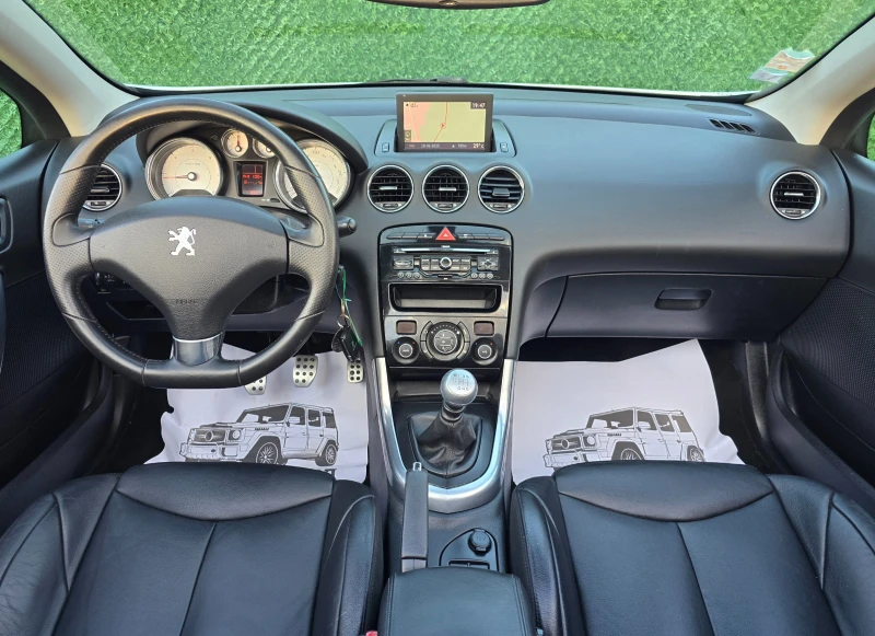Peugeot 308 2.0HDI* 140кс* КАБРИО* КАЖА* НАВИ* , снимка 13 - Автомобили и джипове - 50775098