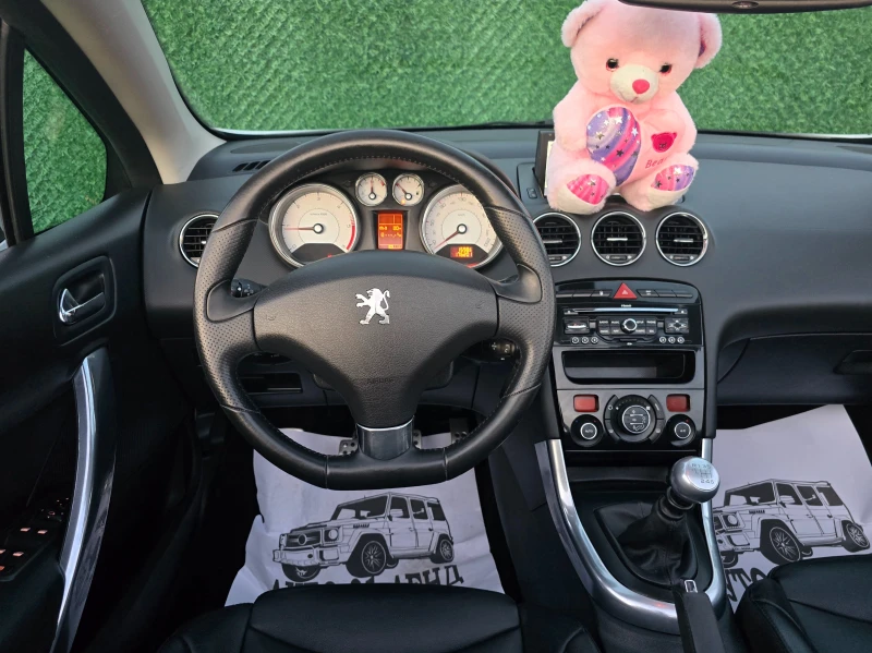 Peugeot 308 2.0HDI* 140кс* КАБРИО* КАЖА* НАВИ* , снимка 15 - Автомобили и джипове - 50775098