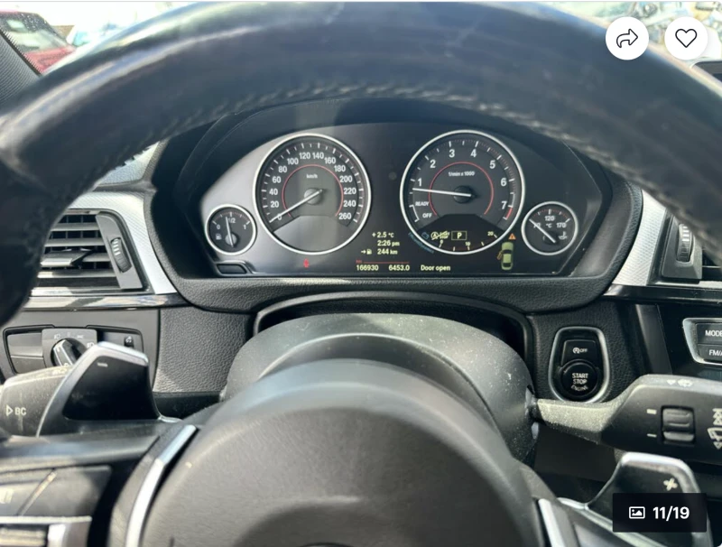 BMW 435 M* SPORT* XDRIVE* HARMON* KARDON* МАСАЖ* ХЕДЪП* ПА, снимка 14 - Автомобили и джипове - 52790532