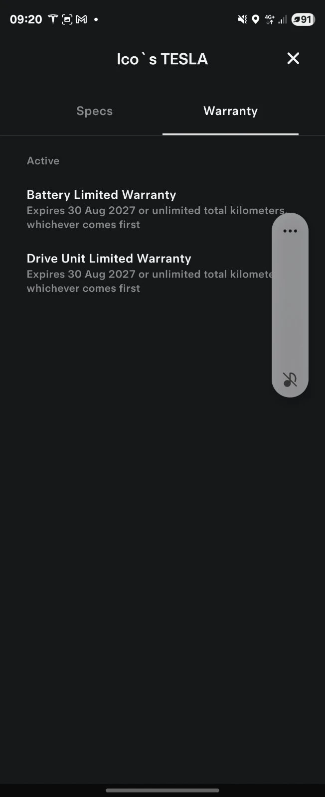 Tesla Model S Performance Ludicrous , снимка 11 - Автомобили и джипове - 53504031